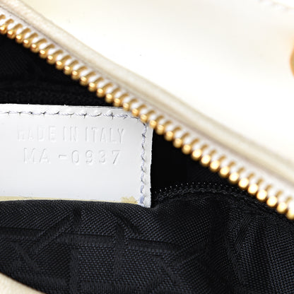 Christian Dior Patent Cannage Medium Lady Dior White 6 of 18