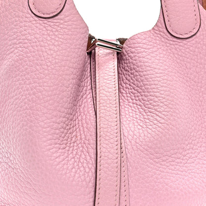 Hermes Taurillon Clemence Picotin Lock 18 PM Mauve Sylvestre 8 of 10