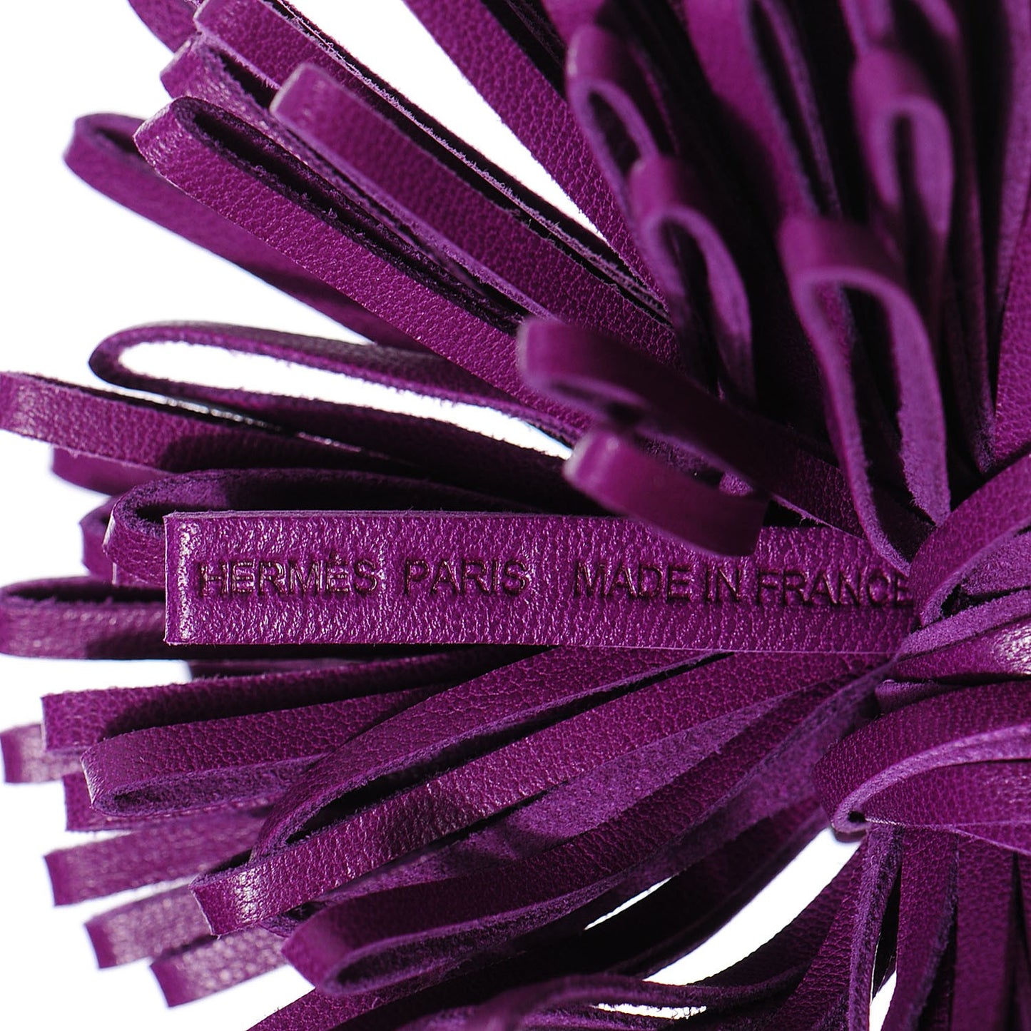 Lambskin Carmen Tassel Key Holder Anemone