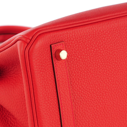 Hermes Togo Birkin 30 Geranium 14 of 21