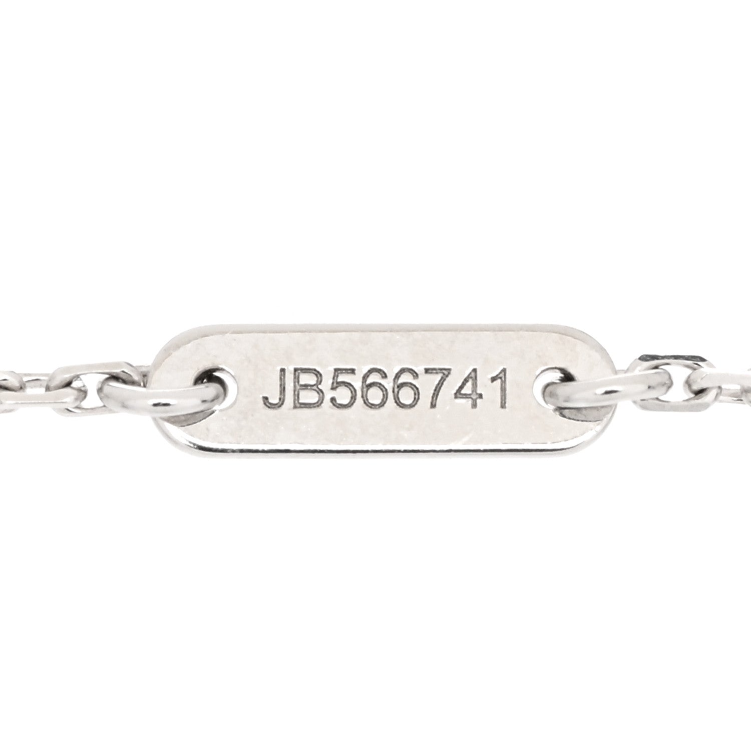 Van Cleef & Arpels 18K White Gold Turquoise Sweet Alhambra Butterfly Bracelet 3 of 5
