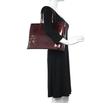 Louis Vuitton Vernis Wilshire MM Rouge Fauviste 2 of 10