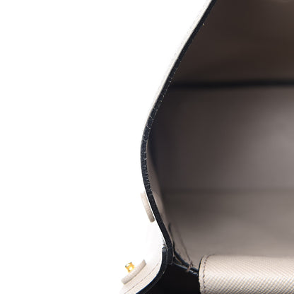 Prada Saffiano Cuir Large Double Bag Pomice 9 of 14