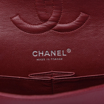 Chanel Caviar Quilted Medium Double Flap Dark Red 6 of 16