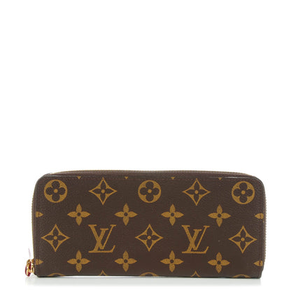 Louis Vuitton Monogram Clemence Wallet Fuchsia 1 of 7