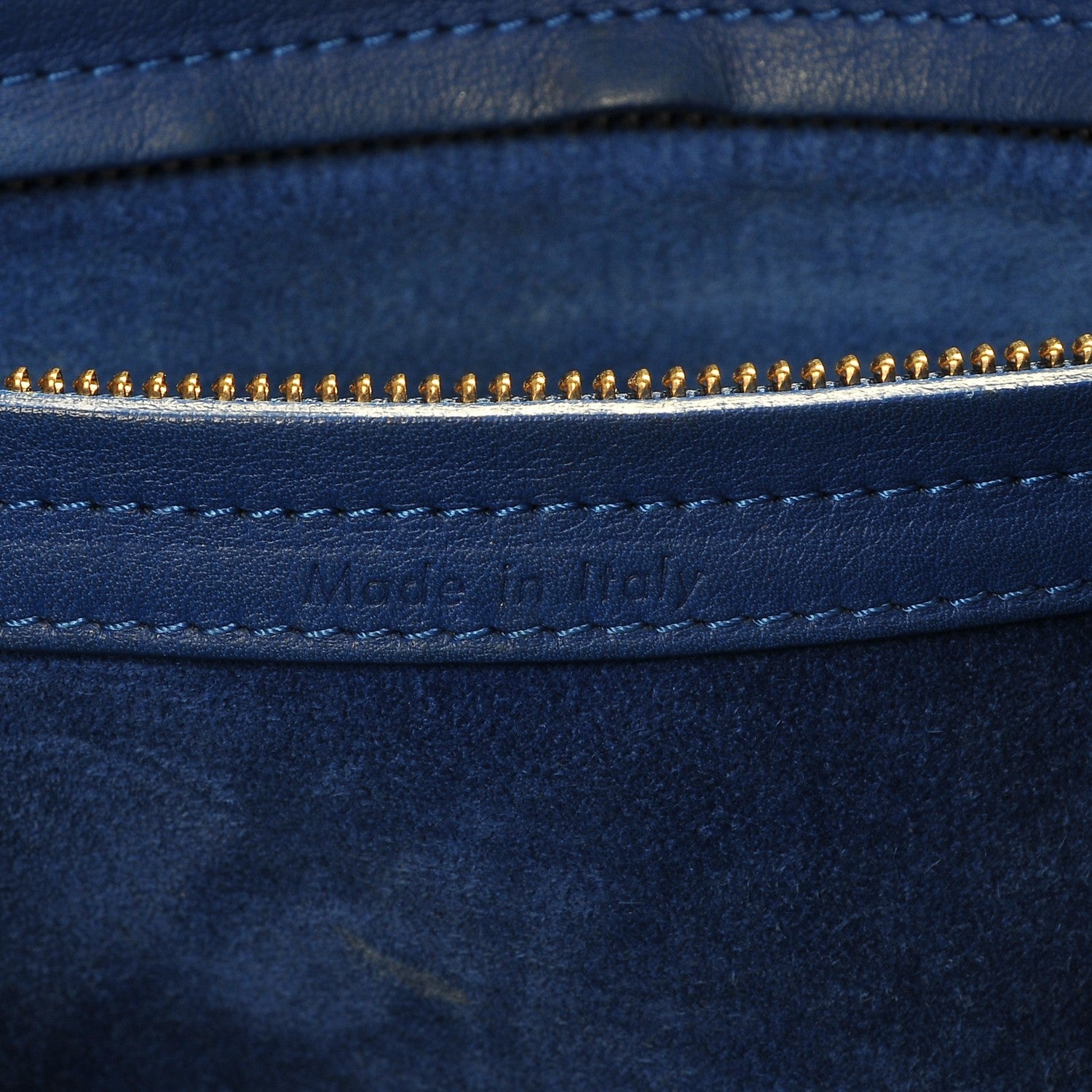 Celine Supple Calfskin Large Phantom Luggage Royal Blue 9 of 10
