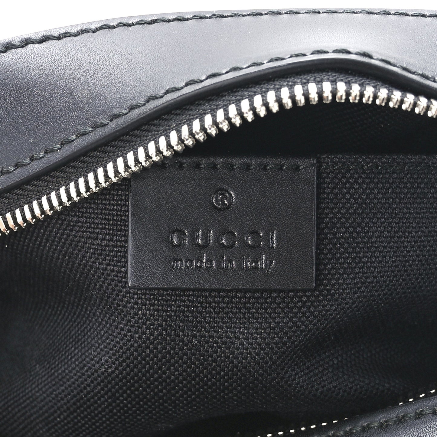 GG Supreme Monogram Web Shoulder Bag Black Grey