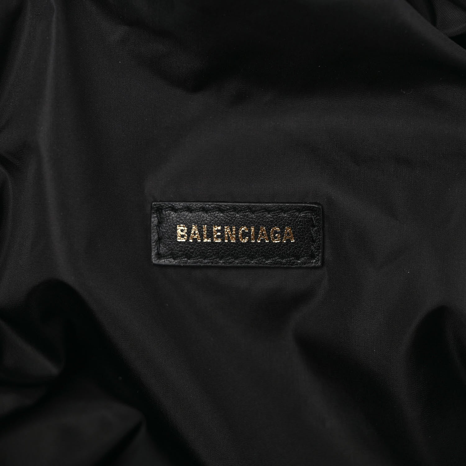Balenciaga Recycled Sport Nylon Allover Gradient Logo Wheel Beltpack Black White 6 of 9