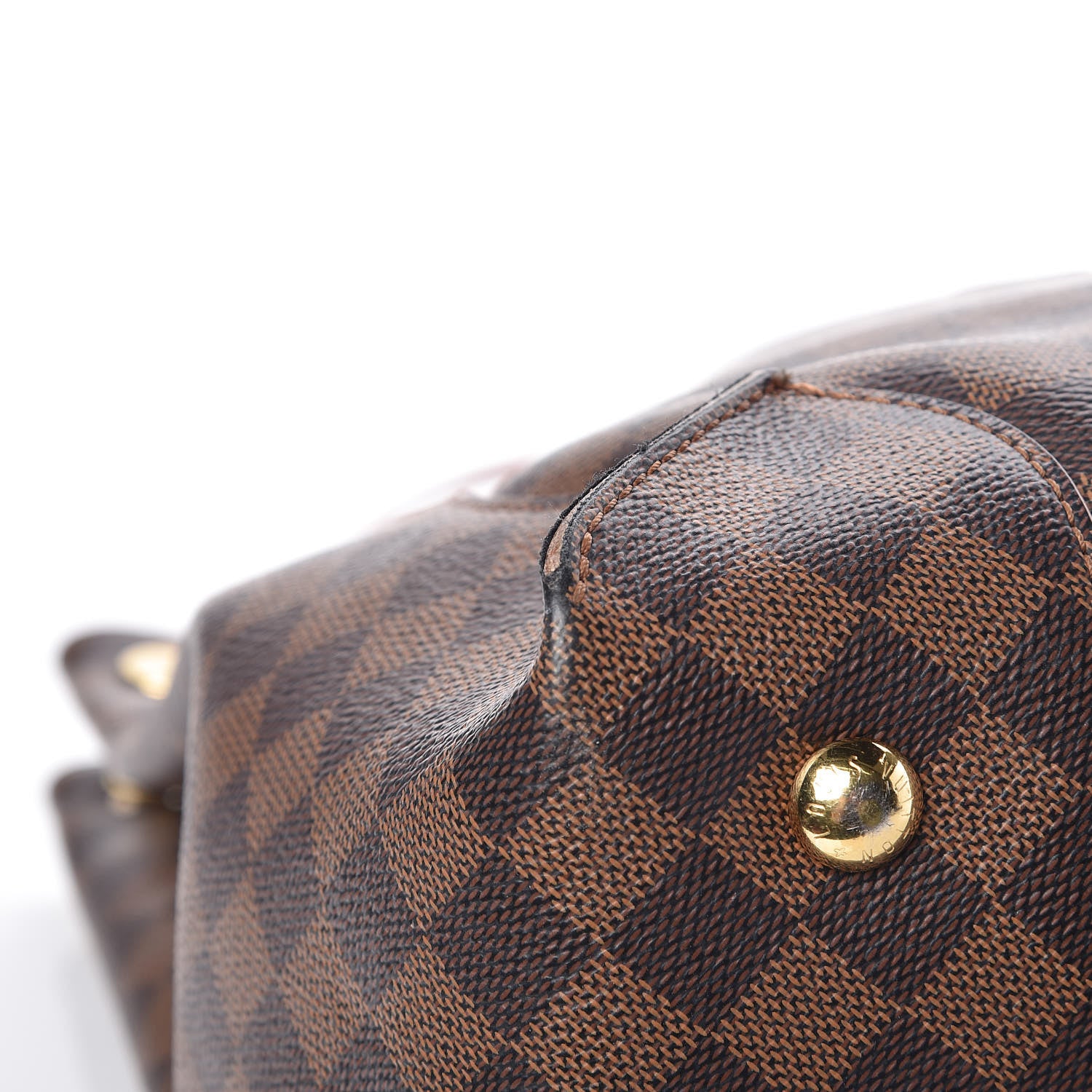 Louis Vuitton Damier Ebene Caissa Hobo Rose Ballerine 15 of 18