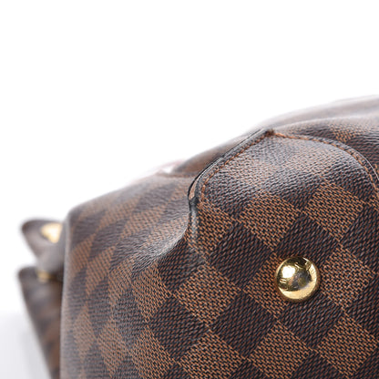 Louis Vuitton Damier Ebene Caissa Hobo Rose Ballerine 15 of 18