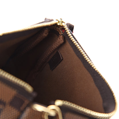 Louis Vuitton Damier Ebene 2015 Christmas Animation Mini Pochette Accessories 6 of 6