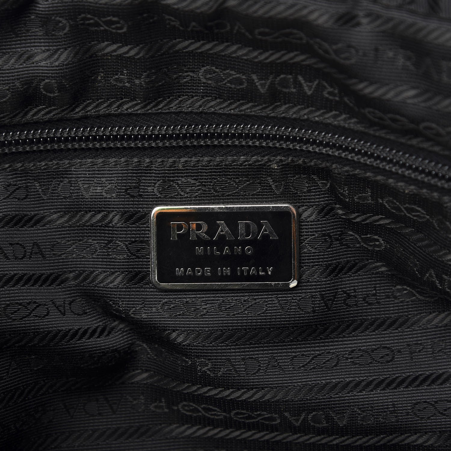 Prada Tessuto Nylon Sport Semitracolla Shoulder Bag Black 8 of 12