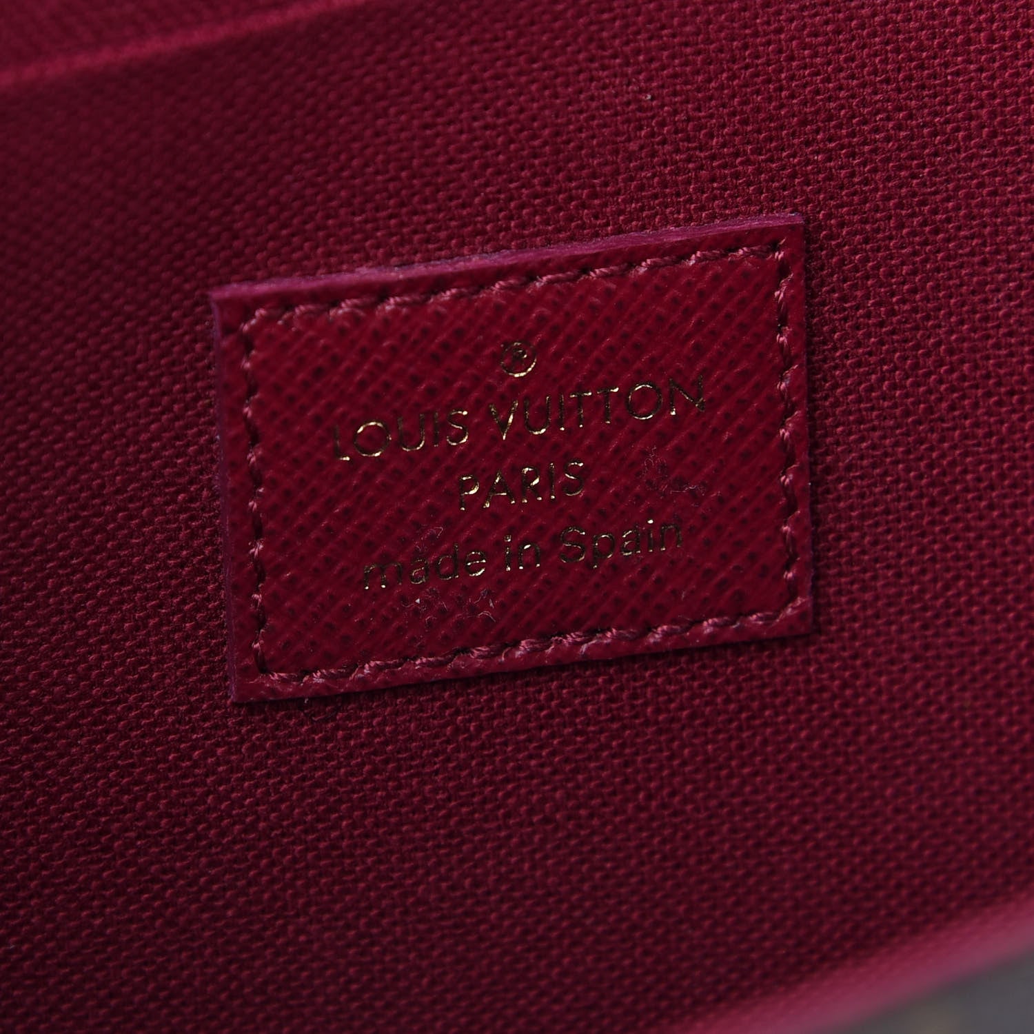 Louis Vuitton Monogram Pochette Felicie Chain Wallet Fuchsia 7 of 10