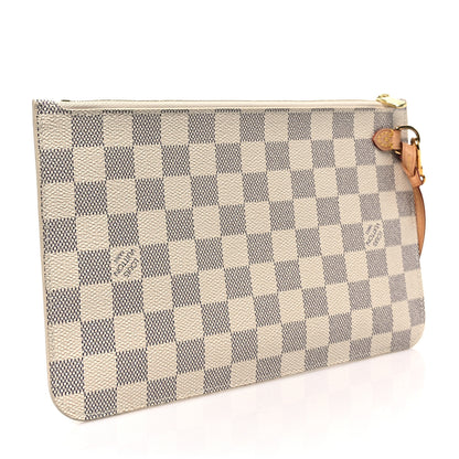 Louis Vuitton Damier Azur Neverfull MM GM Pochette 3 of 7