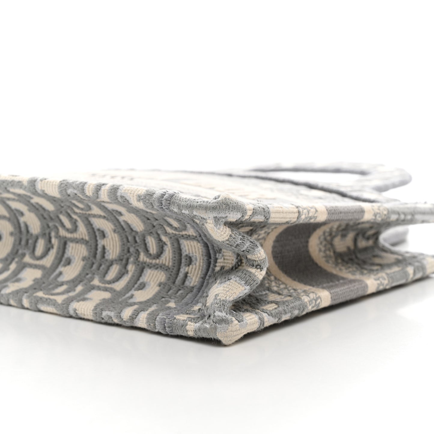 Oblique Mini Book Tote Grey Multicolor