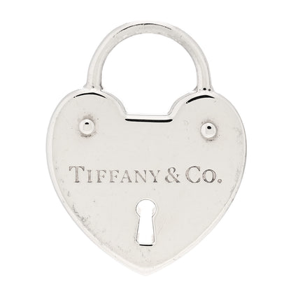 Tiffany Sterling Silver Heart Lock Pendant 1 of 5