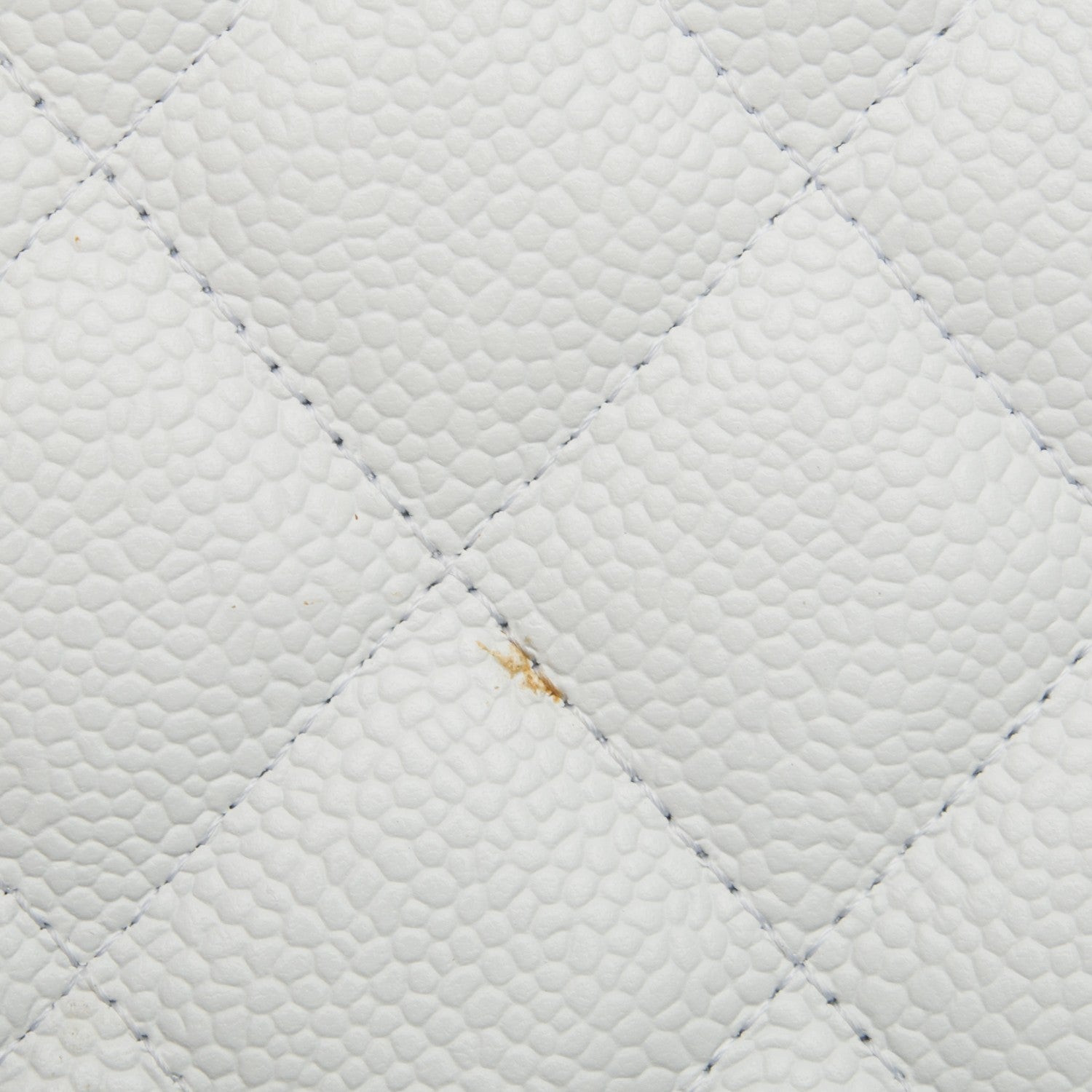 Chanel Caviar Jumbo Single Flap White 9 of 10