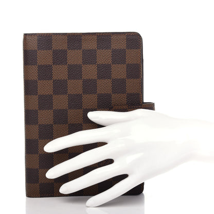 Louis Vuitton Damier Ebene Medium Ring Agenda Cover 2 of 7