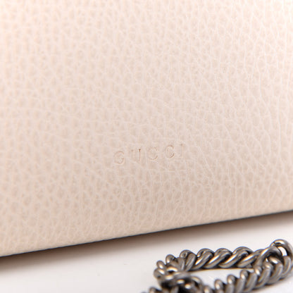 Gucci Dollar Calfskin Mini Dionysus Chain Wallet Mystic White 7 of 10