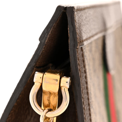 Gucci GG Supreme Monogram Web Small Ophidia Chain Shoulder Bag Brown 13 of 13