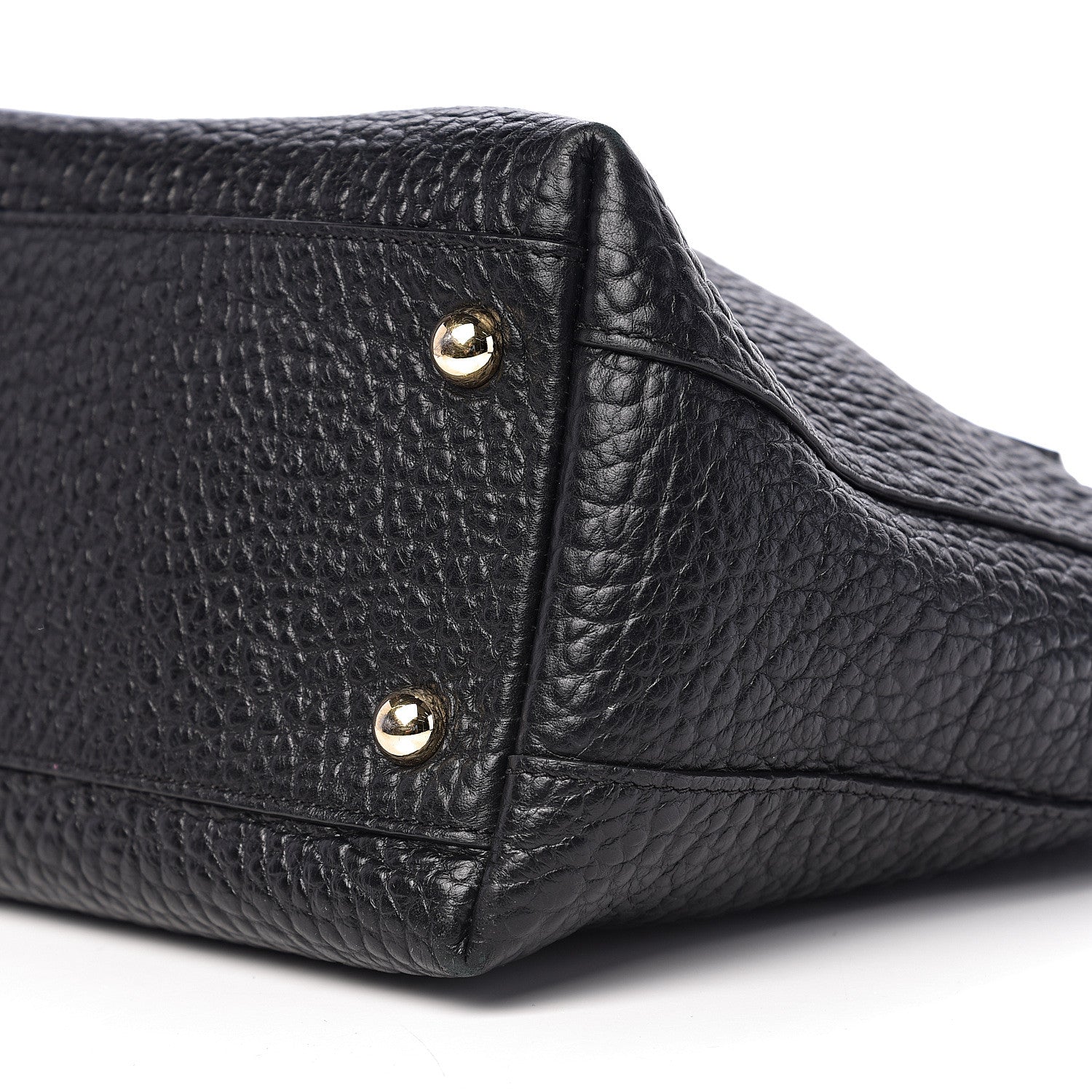 Burberry Signature Grain Calfskin Medium Welburn Tote Black 8 of 9