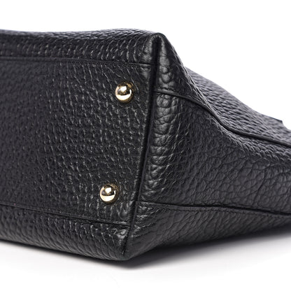 Burberry Signature Grain Calfskin Medium Welburn Tote Black 8 of 9