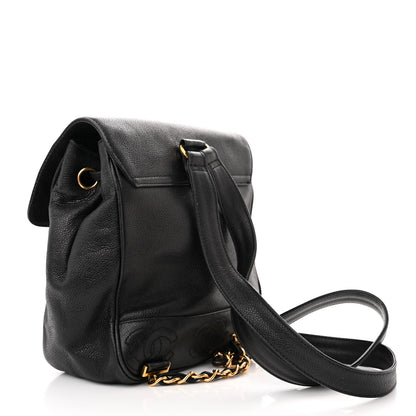 Chanel Caviar CC Backpack Black 3 of 12