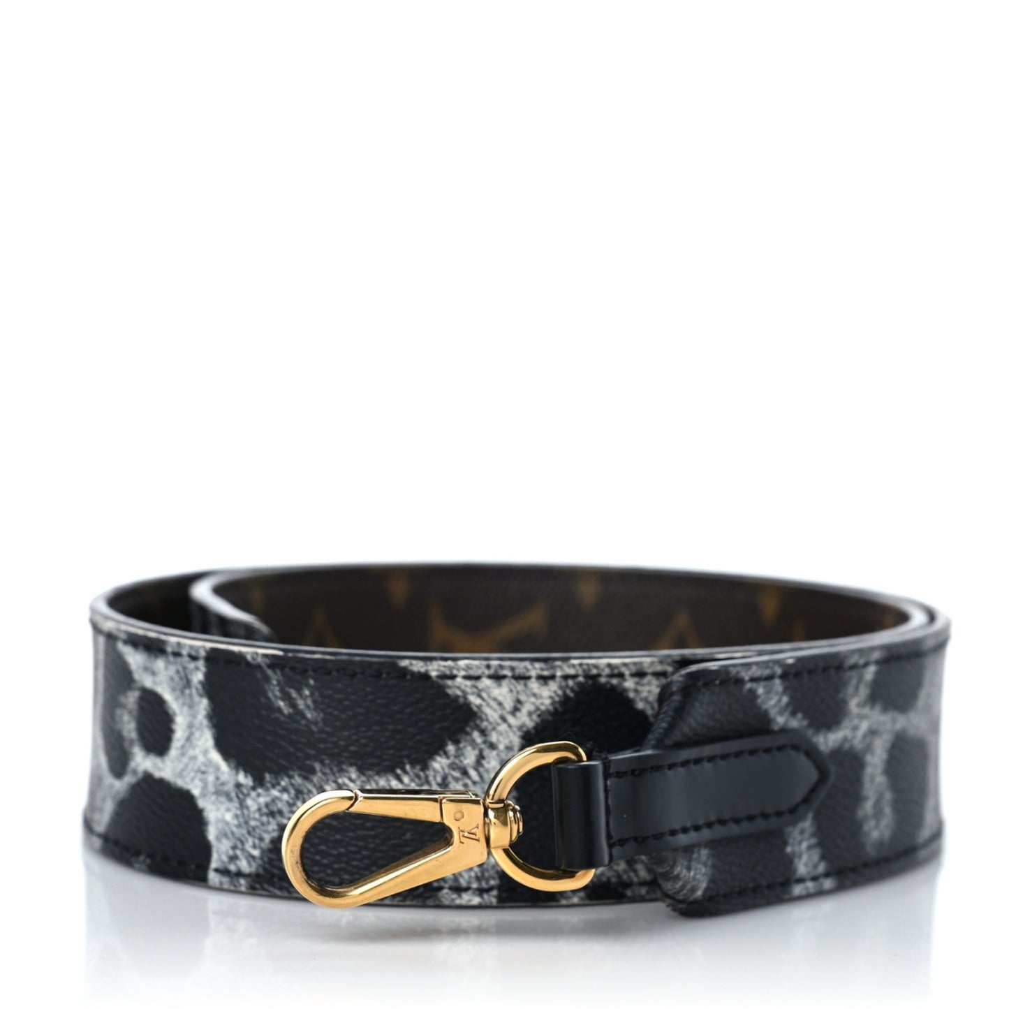 Monogram Animal Bandouliere Shoulder Strap Grey