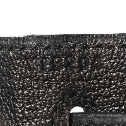 Hermes Togo Matte Alligator Kelly Retourne Touch 28 Black 30 of 39