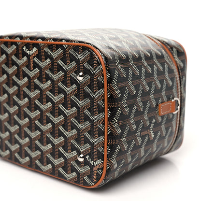 Goyard Goyardine Muse Vanity Case Black Gold 10 of 11