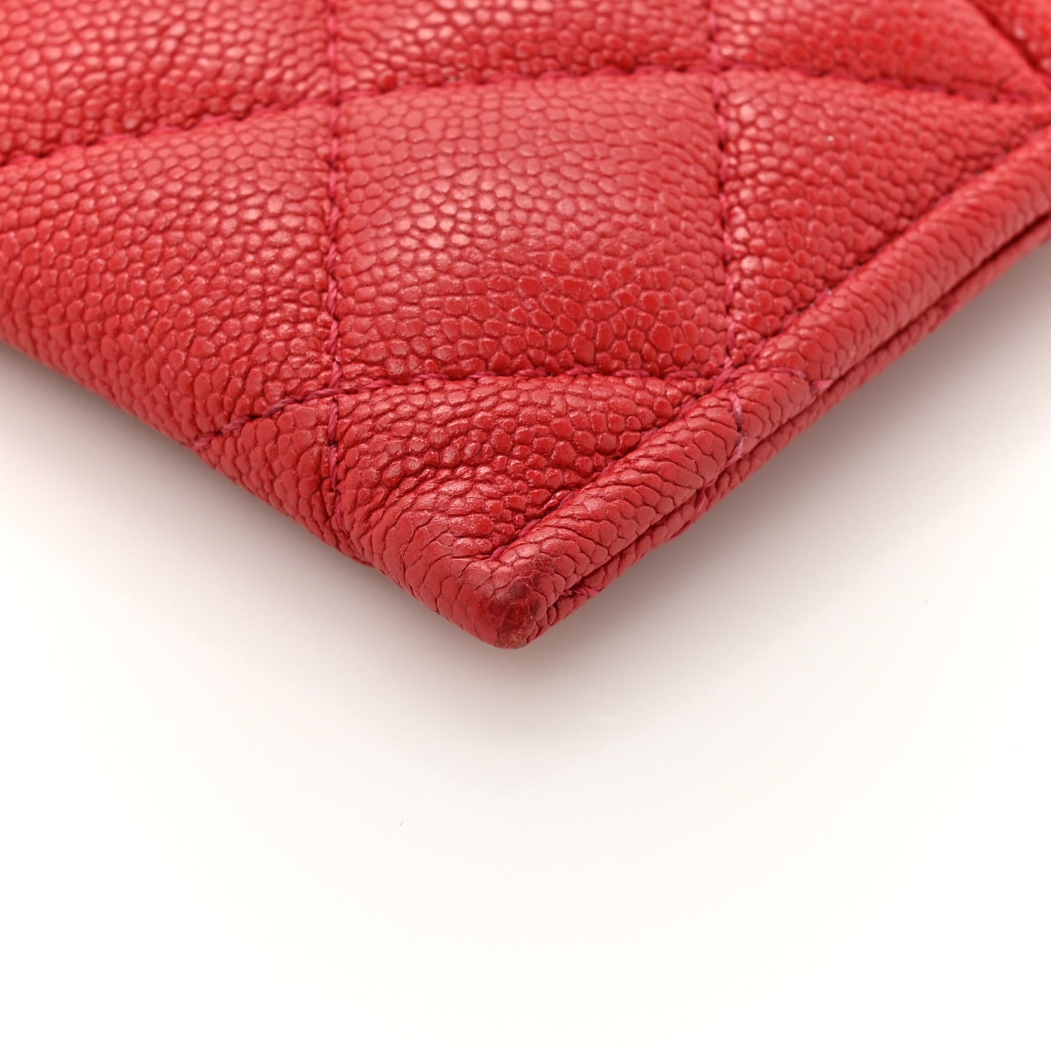Chanel Caviar Quilted Boy Card Holder Red 10 of 13