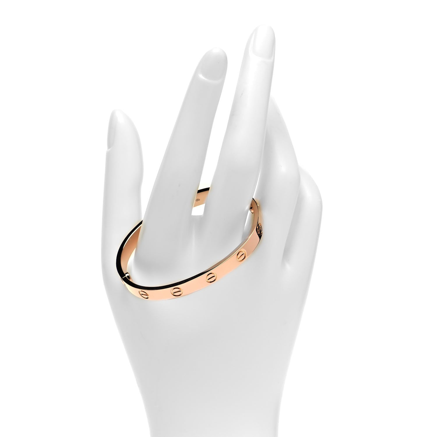 Cartier 18K Pink Gold LOVE Bracelet 16 2 of 7