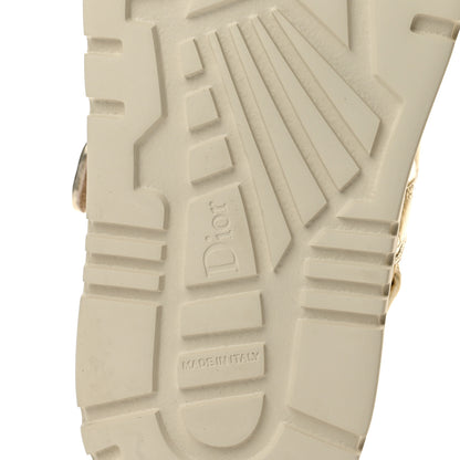 Christian Dior Laminated Sheepskin Cannage Dioract Sandals 39.5 Pale Gold 7 of 11