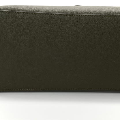 Louis Vuitton Grained Calfskin Lockme Shopper Kaki 11 of 12