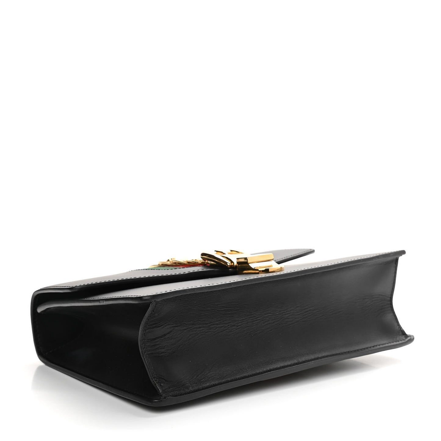 Calfskin Small Sylvie Shoulder Bag Black