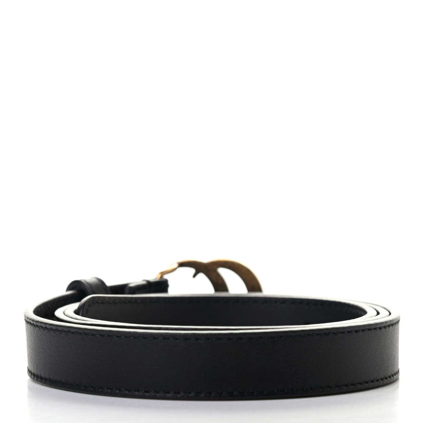 Calfskin Double G 20mm Belt 90 36 Black