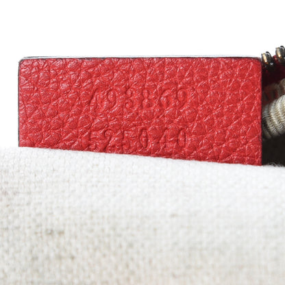 Gucci Grained Calfskin Coco Capitan Logo Belt Bag Hibiscus Red 7 of 9