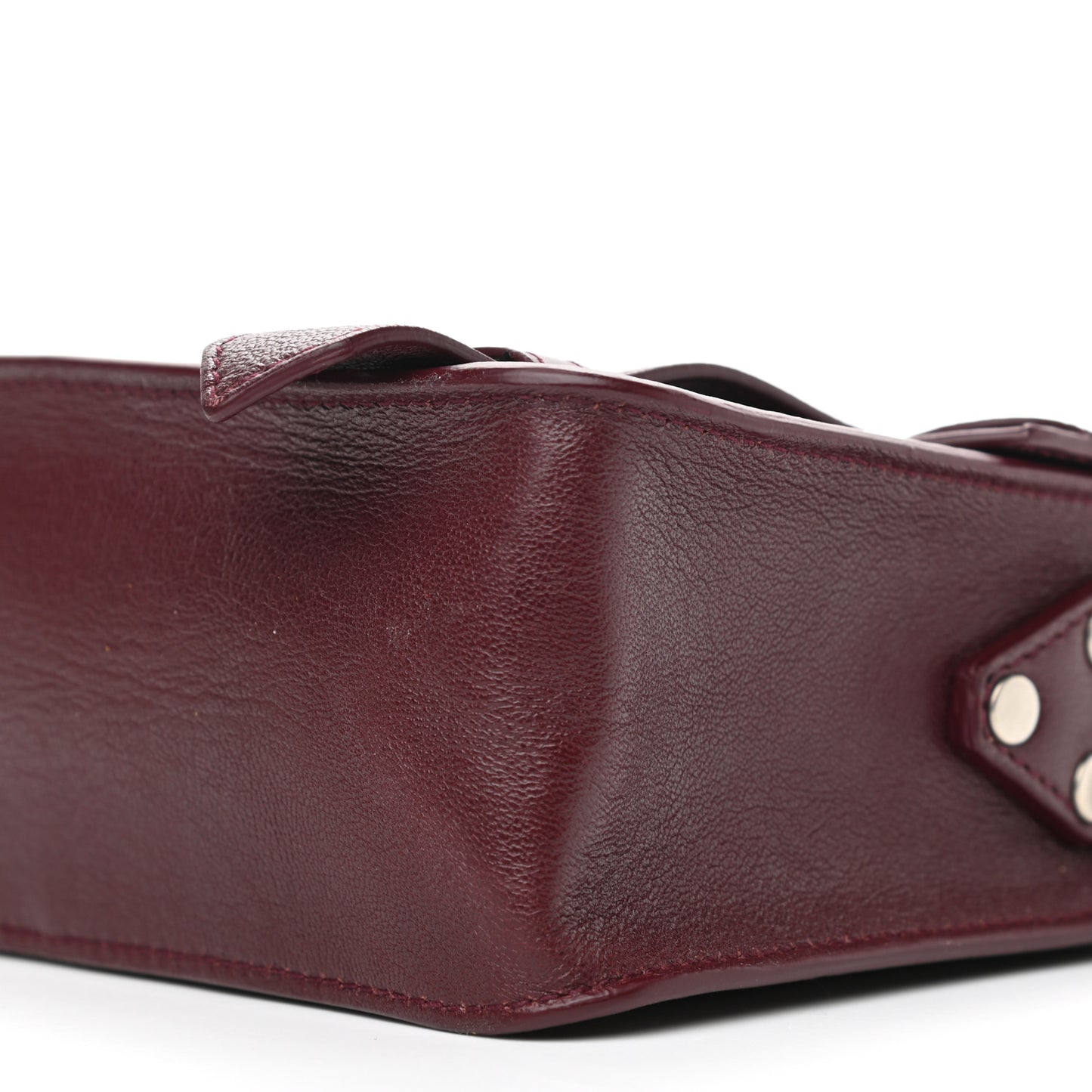 Lambskin PS1 Mini Crossbody Bag Oxblood