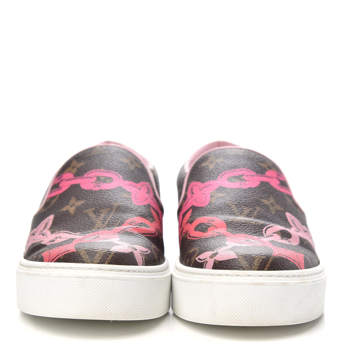 Monogram Bay Slip On Harbor Sneakers 38 Rose Ballerine Poppy