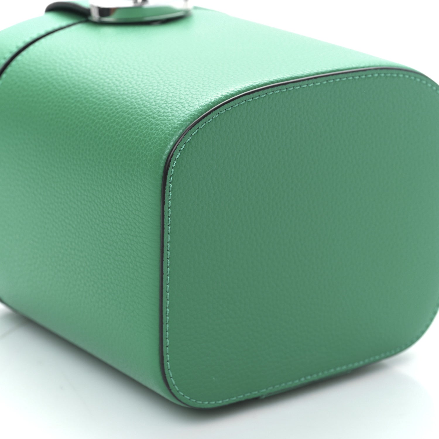 Mulberry Small Classic Grain Vanity Case Mulberry Lawn Green 7 of 8