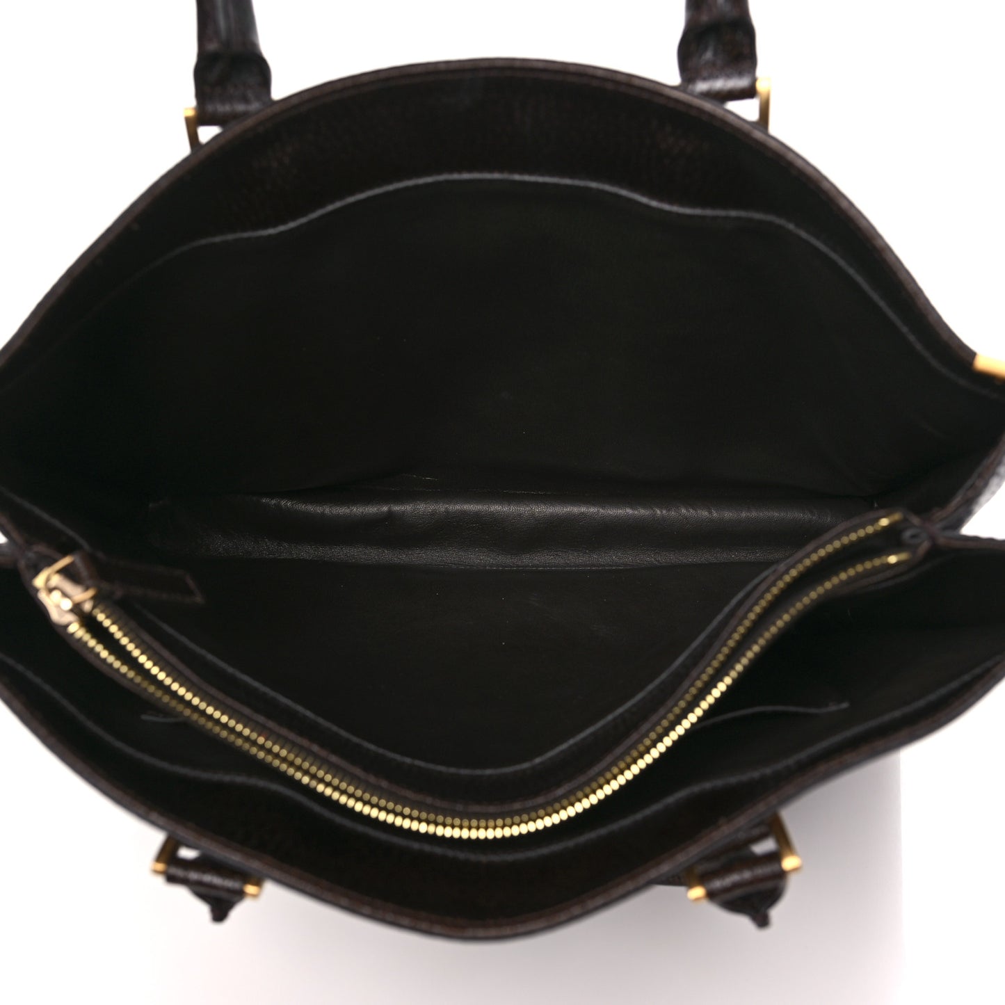 Dimpled Calfskin Classico No. 4 Tote Brown