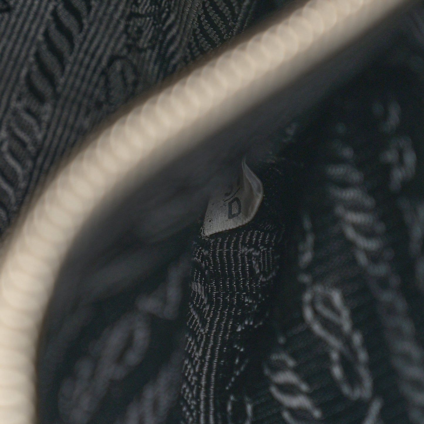 Soft Calfskin Diagramme Camera Bag White