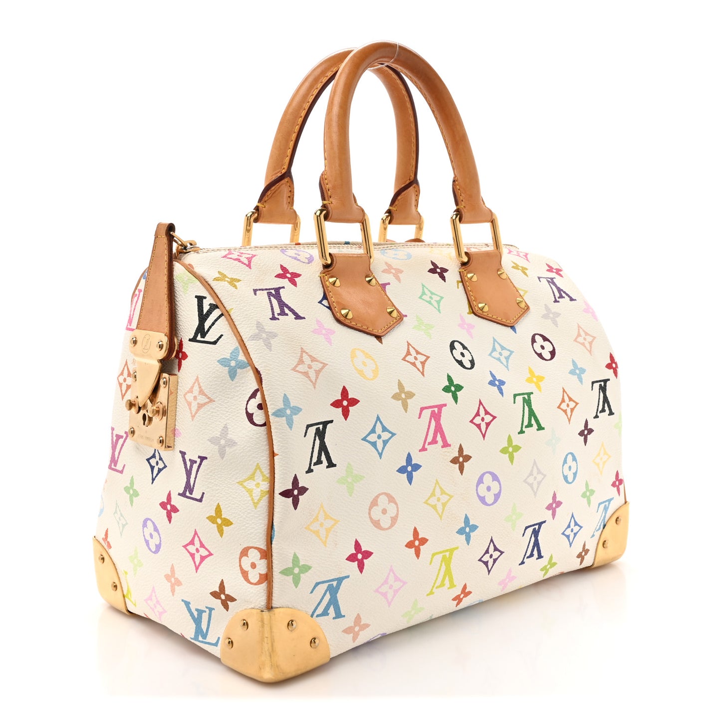 Monogram Multicolor Speedy 30 White