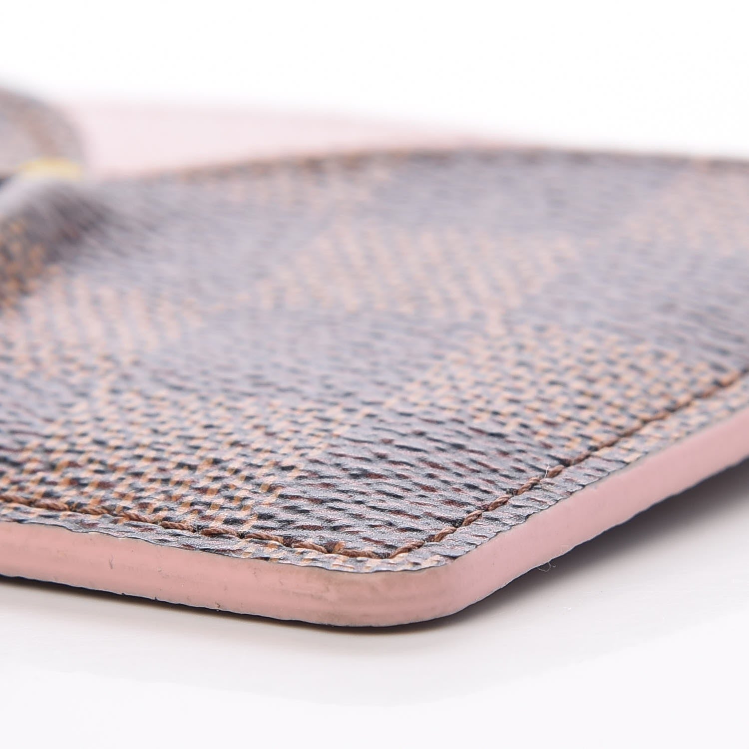 Louis Vuitton Damier Ebene Caissa Card Holder Rose Ballerine 9 of 10