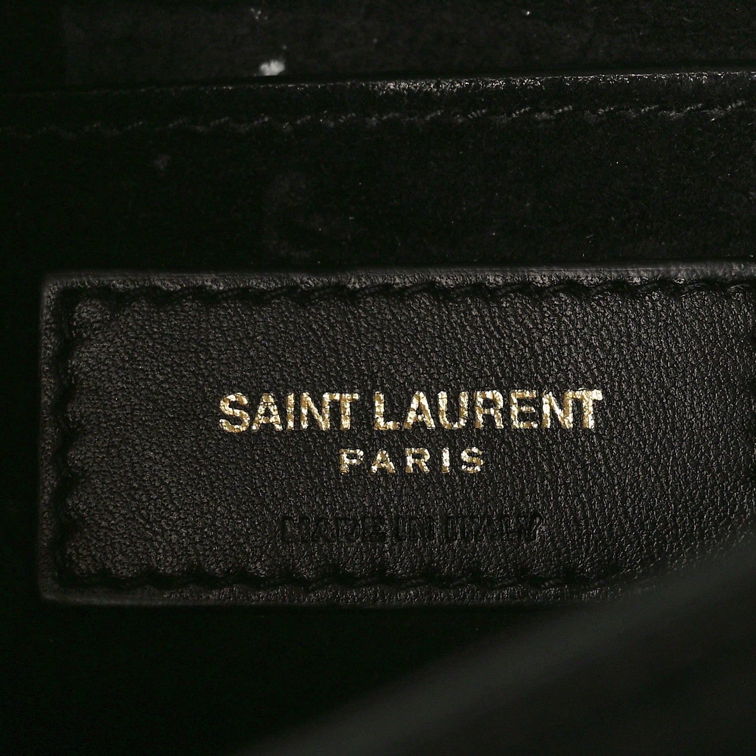 Saint Laurent Calfskin Medium Monogram Sunset Black 6 of 8