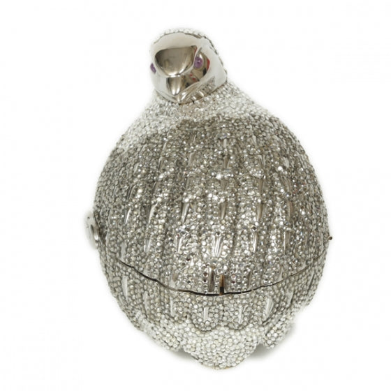 Judith Leiber Swarovski Crystal Grouse Partridge Minaudiere Clutch 5 of 12
