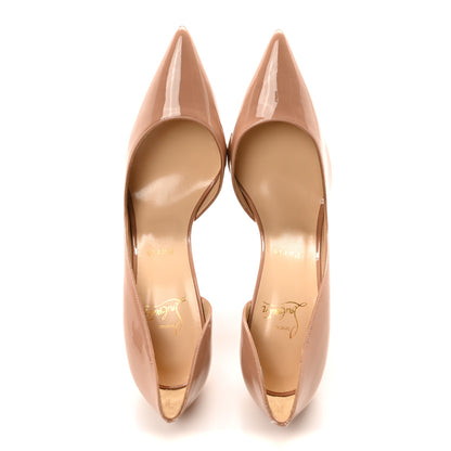 Christian Louboutin Patent Iriza 100 Pumps 40 Nude 2 of 10