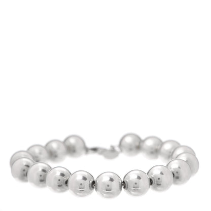 Tiffany Sterling Silver 10mm HardWear Ball Bracelet 1 of 5