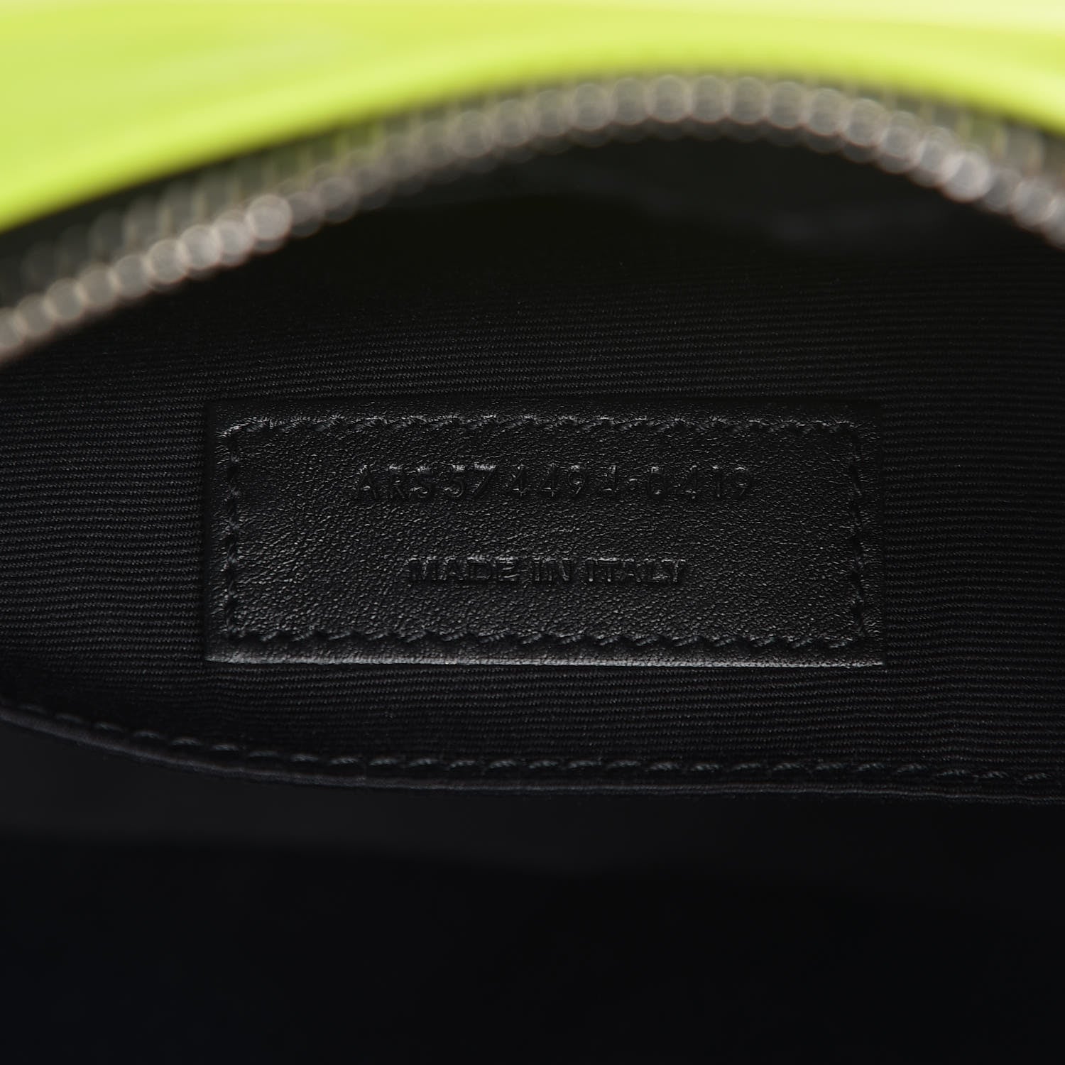 Saint Laurent Patent Calfskin Matelasse Monogram Lou Camera Bag Neon Yellow 8 of 10
