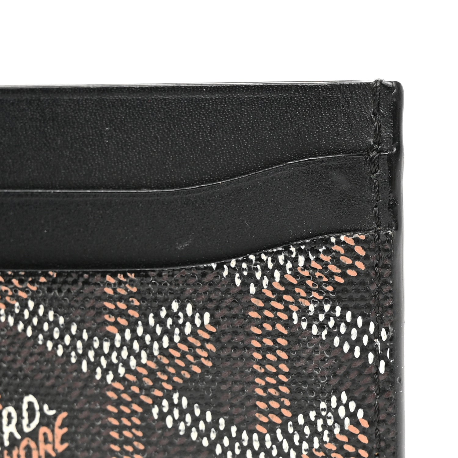 Goyard Goyardine Saint Sulpice Card Holder Black 9 of 12